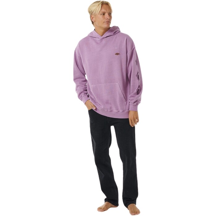 2024 Rip Curl Mens Original Surfers Hooded Sweatshirt 04DMFL - Dusty Purple